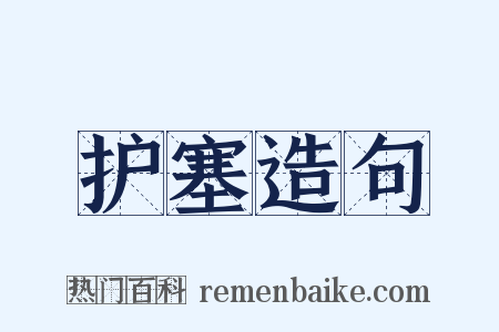 护塞造句是什么意思的图片